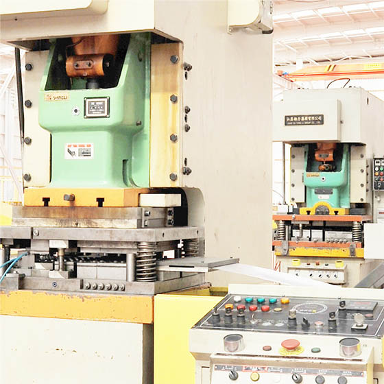 High speed aluminum fin formation and press line